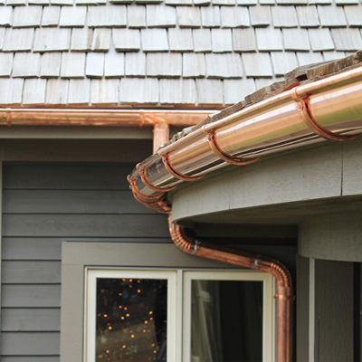 Copper gutters Stamford CT