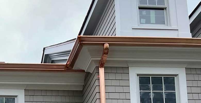 greenwich copper Gutters