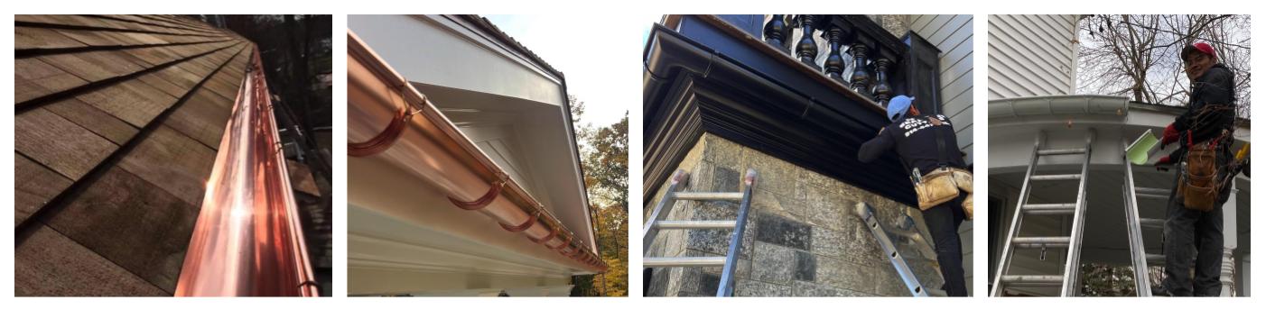 half round gutters fairfield county CT