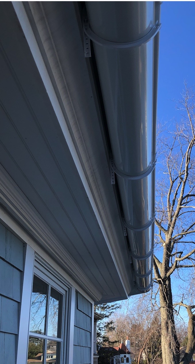 half round gutters Fairfield CT