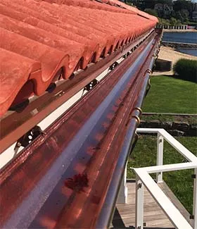Copper Gutter Guards Installation Fairfield County CT