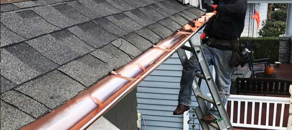 Half Round Copper Gutters Fairfield CT