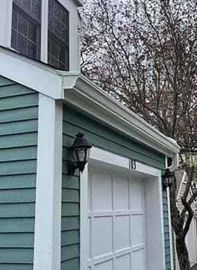 Classic White Gutters for a Ranch-Style Home