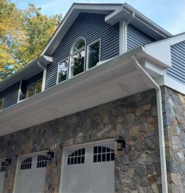 Classic White K-Style Aluminum Gutters