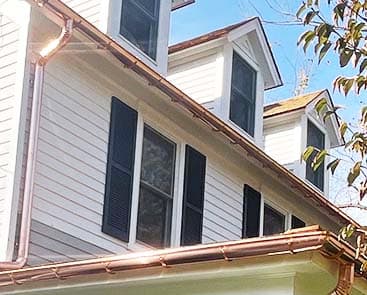 Copper Gutters Installation in Darien CT