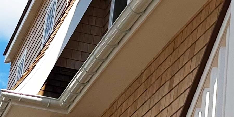 Westport CT Half-Round Galvalume Gutters