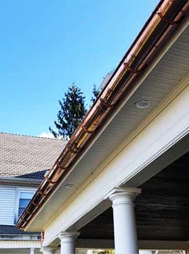 Faux Copper Gutter Options Fairfield CT